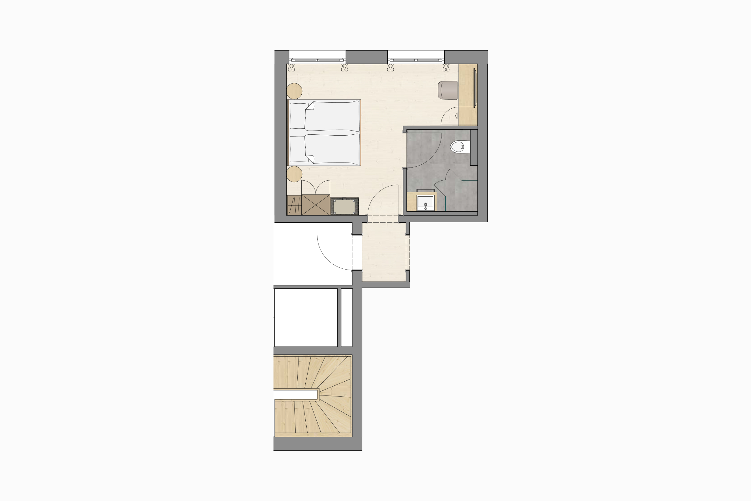Grundriss Apartment 2mini