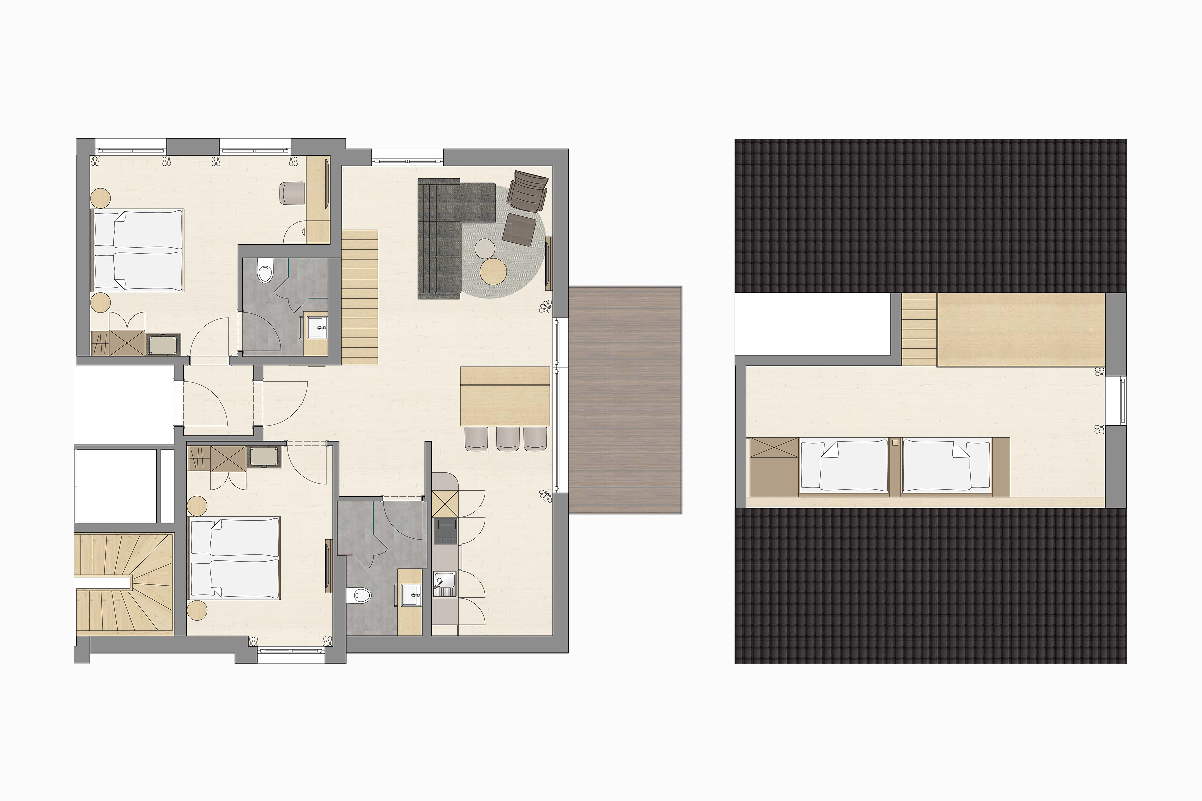Grundriss Apartment 4