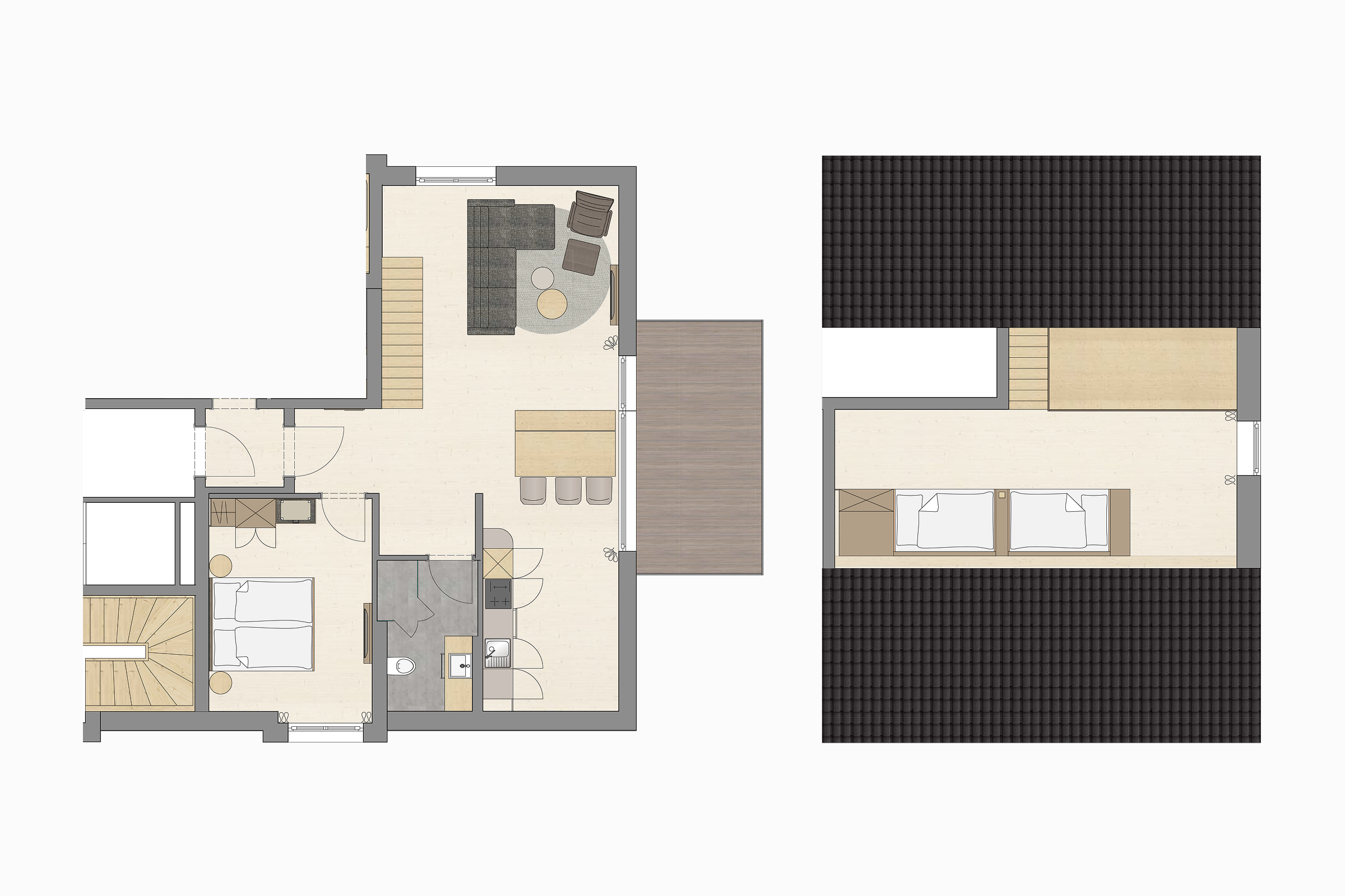 Grundriss Apartment 4a